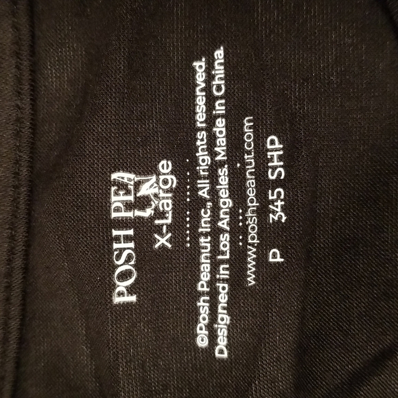 POSH PEANUT Men's Short Sleeve Loungewear Set ~ Dante Zebra Print XL NWOT - Picture 6 of 8